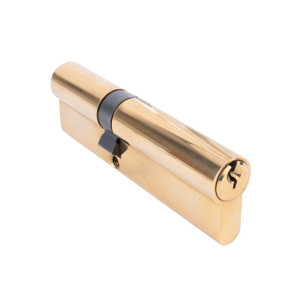 6 Pin Keyed Alike Door Cylinder Single - Polished Brass (40/60)
